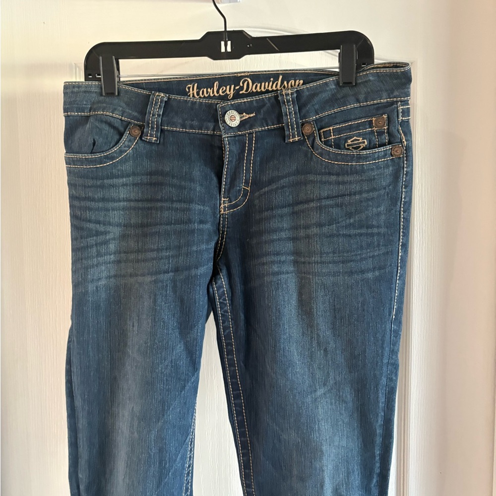 Harley-Davidson Women's Classic Denim Straight Leg Jeans